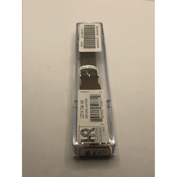 Hadley Roma Watch Band Replacement 2 piece Brown Leather In Box LS714 PY14 - Picture 8 of 8